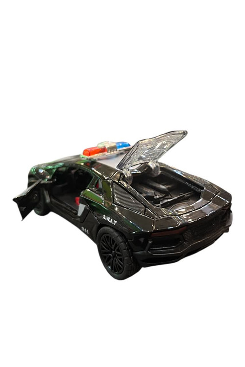 ماشین پلیس فلزی موزیکال