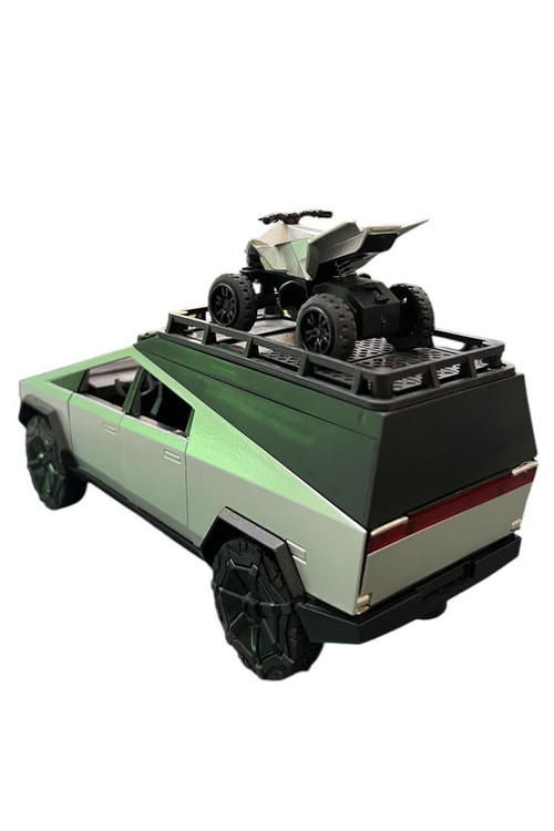 ماشین فلزی تسلا موتور دار