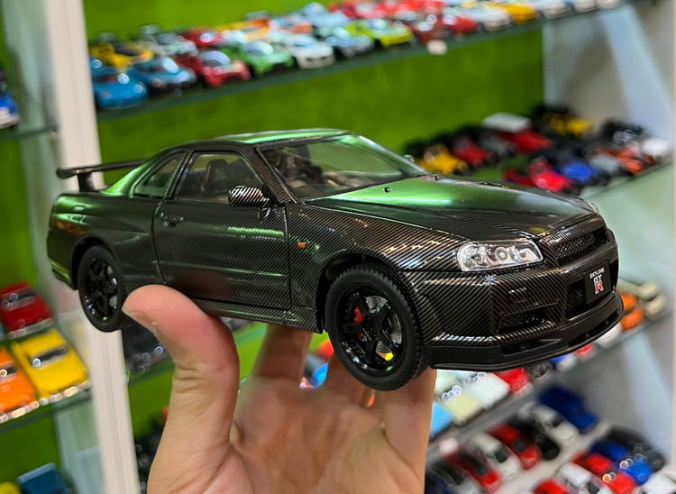 ماشین فلزی نیسان اسکایلاین GT-R عقبکش 21 سانتی مقیاس ۱/۲۴