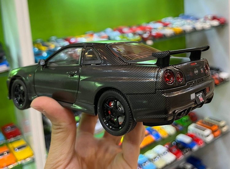 ماشین فلزی نیسان اسکایلاین GT-R عقبکش 21 سانتی مقیاس ۱/۲۴