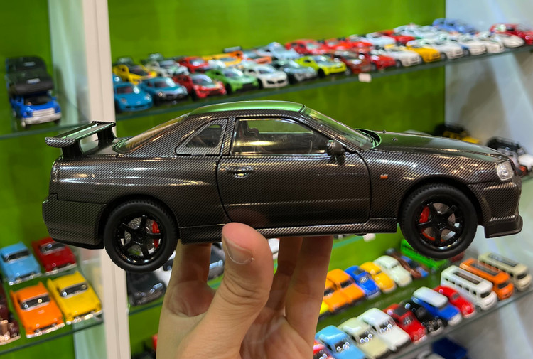 ماشین فلزی نیسان اسکایلاین GT-R عقبکش 21 سانتی مقیاس ۱/۲۴