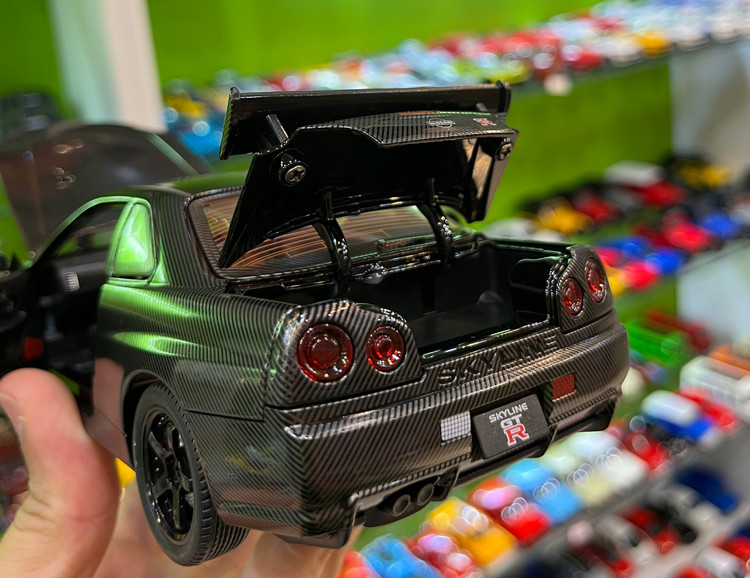 ماشین فلزی نیسان اسکایلاین GT-R عقبکش 21 سانتی مقیاس ۱/۲۴