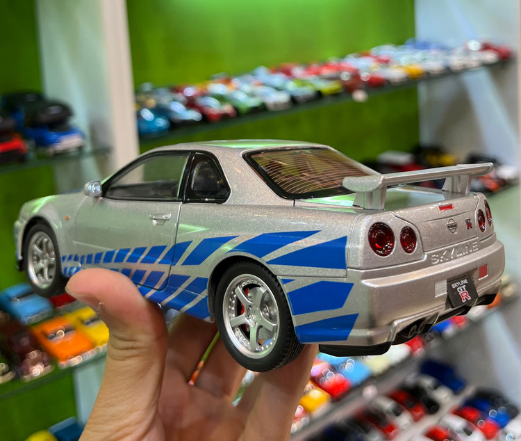 ماشین فلزی نیسان اسکایلاین GT-R عقبکش 21 سانتی مقیاس ۱/۲۴